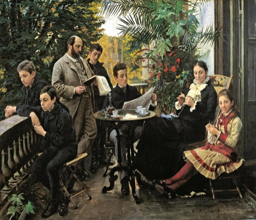 히르쉬스프룽 가족 초상