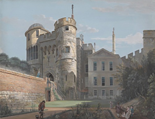The Norman Gate and Deputy Governor&#039;s House ca. 1765