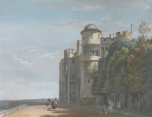 The North Terrace_Looking East ca. 1765