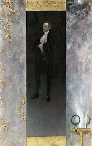 카를로스로 분한 배우 요제프 레빈스키의 초상