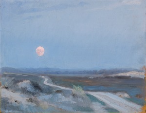 스텐저그의 달이 있는 풍경