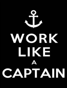 Work like a captain