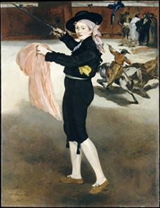투우사 복장을 한 마드무아젤 빅토린의 초상